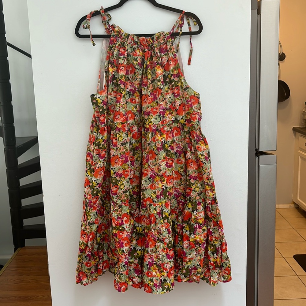 J. Crew Vibrant Floral Mini Dress
